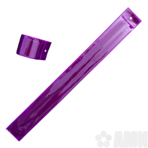 Браслет световозвращающий 320х35 мм фиолетовый